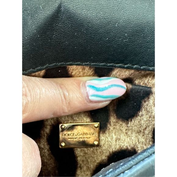 Dolce & Gabbana Black and Silver Sequin Mini Bag - Picture 8 of 9